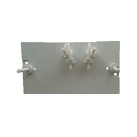 Piastra di chiusura cassetta con leve e viti pc100bb errepierre