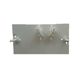 Piastra di chiusura cassetta con leve e viti pc100bb errepierre