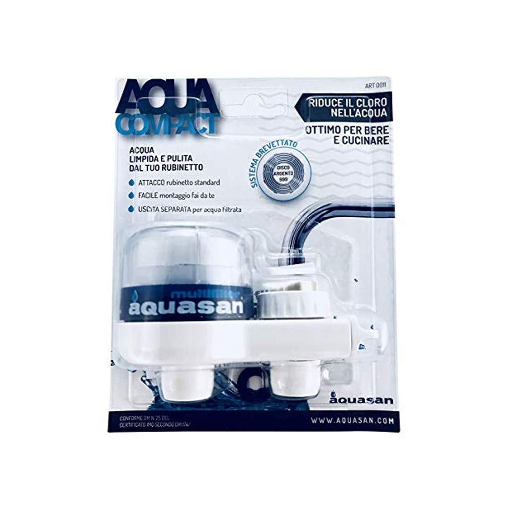 Filtro rubinetto depuratore acqua filtrata potabile compact 0012 aquasan