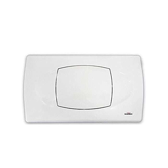 Placca bianca mono serie biblo 306100 Kariba