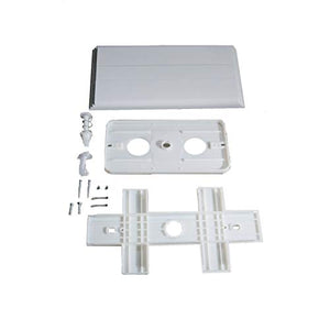 Placca bianca serie elite eurogarda completa di accessori 300001 Kariba