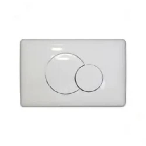 Placca di scarico doppio tasto bianca 5102810 Faismilani