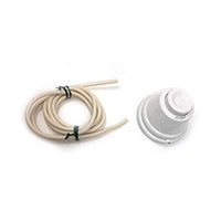 Pulsante pneumatico esterno a parete bianco Valsir VS0802401