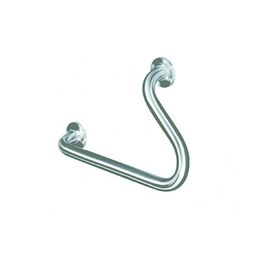 Barra diagonale doccia coprimano 60  ° per disabili inox lucido nofer 15069.b