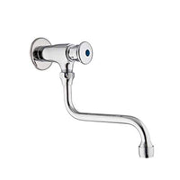 Rubinetto a muro temporizzato cromato cod. 167 Porta e Bini