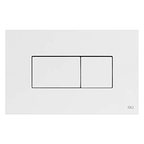 Placca di scarico incasso pneumatica bianco karisma oli 0641001