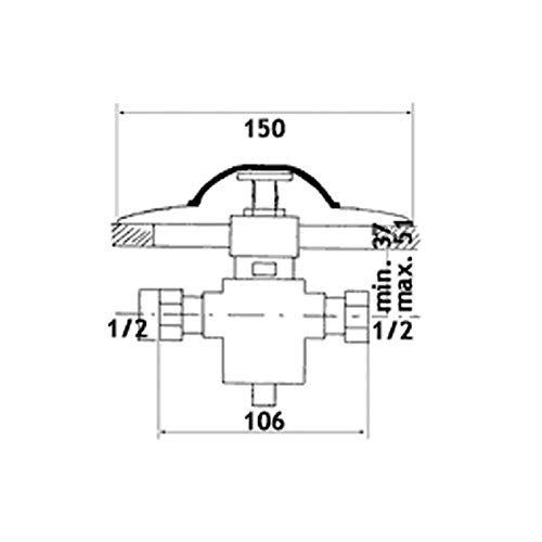 Rubinetto temporizzato a pavimento Tremolada art. 469