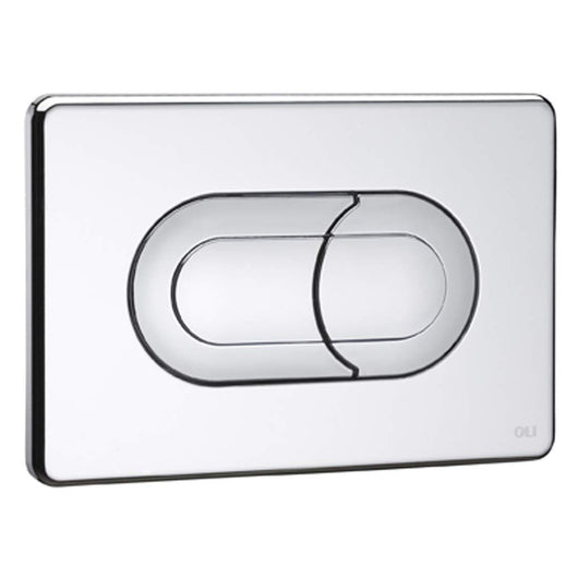 Placca di scarico incasso pneumatica cromata lucida salina oli 0640084