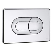 Placca di scarico incasso pneumatica cromata lucida salina oli 0640084