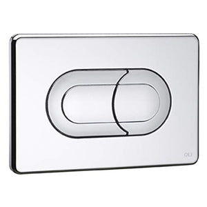 Placca di scarico incasso pneumatica cromata lucida salina oli 0640084