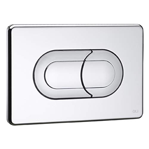 Placca di scarico incasso pneumatica cromata lucida salina oli 0640084