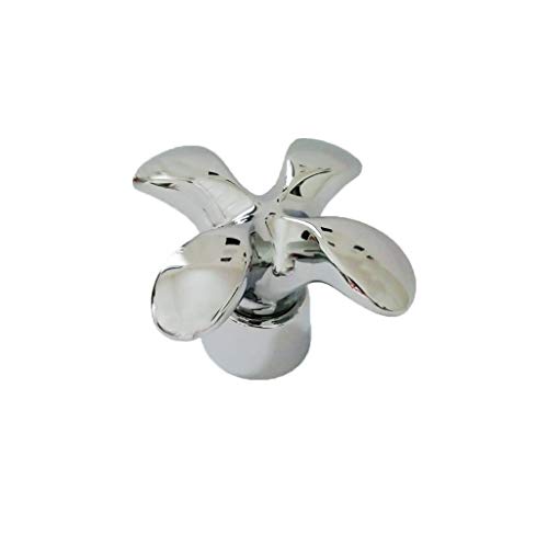 Maniglia manopola di ricambio cromata per rubinetti treemme mod. palma