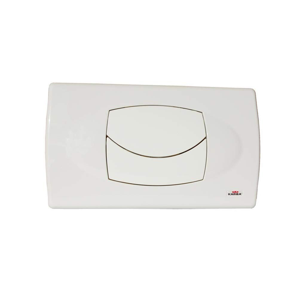 Placca duo bianca due tasti serie biblo 306200 Kariba