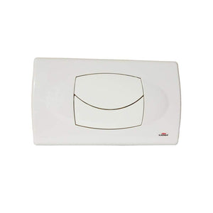 Placca duo bianca due tasti serie biblo 306200 Kariba