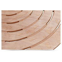 Pedana piatto doccia angolare antiscivolo 61cm legno marino okumè castel merlino