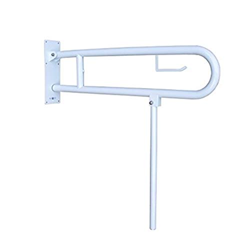 Barra orizzontale maniglione di supporto inox bianco 80 cm nofer 15206.W