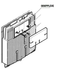 Placca porta leve c/leve nupi geco 08wppleva