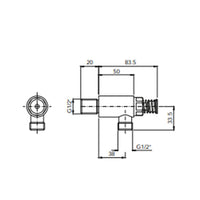 Rubinetto temporizzato per lavamani cucina industriale