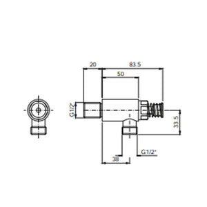 Rubinetto temporizzato per lavamani cucina industriale