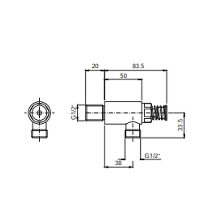 Rubinetto temporizzato per lavamani cucina industriale