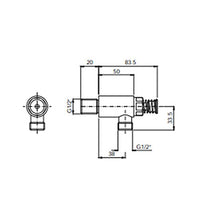 Rubinetto temporizzato per lavamani cucina industriale