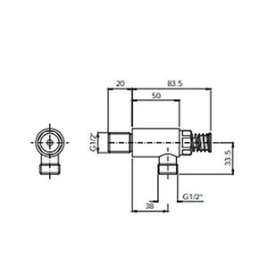 Rubinetto temporizzato per lavamani cucina industriale