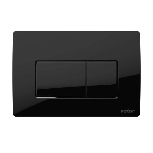 Placca nera di scarico p1 per cassetta incasso tropea 3 VS0871302 valsir