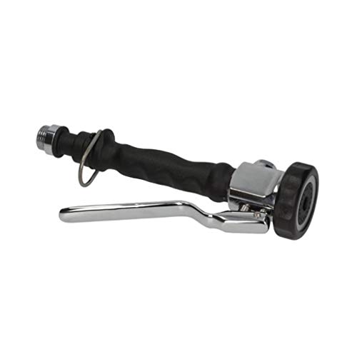 Doccia nera per rubinetto cucina industriale con leva