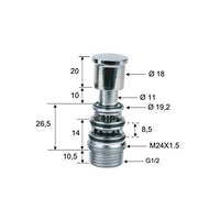 Deviatore in ottone automatico per basse pressioni A870DE Daniel Rubinetterie