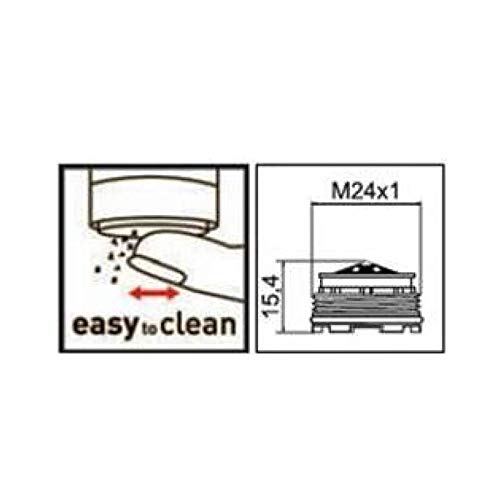 Aeratore filtro rompigetto Risparmio Acqua cascade slc pca M24 40025190 Neoperl