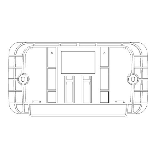 Controplacca hidrobox mono telaio placca monocomando todini 14.41 C