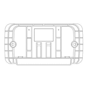 Controplacca hidrobox mono telaio placca monocomando todini 14.41 C