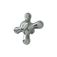 Maniglia manopola di ricambio cromata per rubinetti treemme mod. daisy