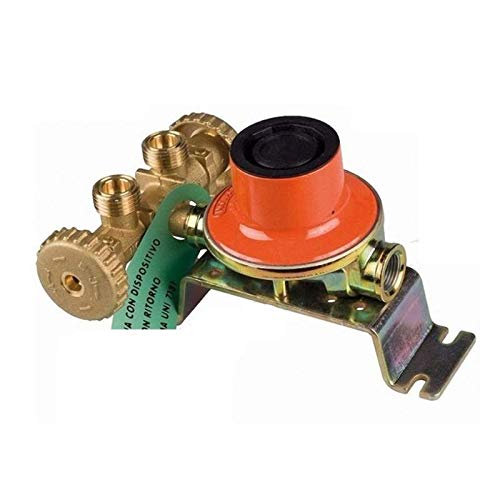 Mini centralina gas 7 kg con regolatore di bassa pressione per 2 bombole gpl