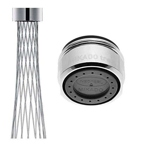 Aeratore filtro per rubinetto risparmio d'acqua 88% Mikado 24x1 design Neoperl