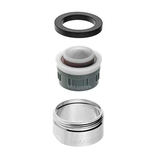 Aeratore filtro per rubinetto risparmio d'acqua 88% Mikado 24x1 design Neoperl