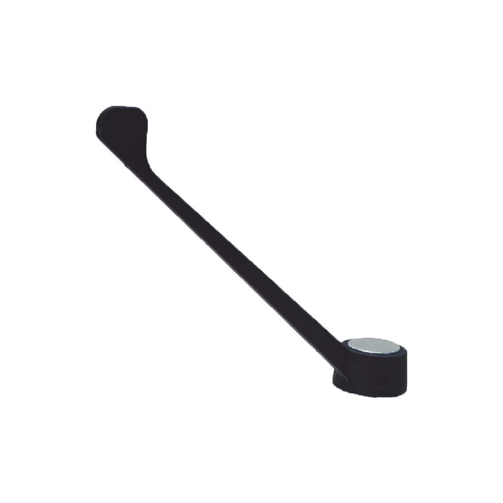 Leva clinica nera per rubinetto cucina industriale nero diametro 60 mm