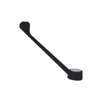 Leva clinica nera per rubinetto cucina industriale nero diametro 60 mm