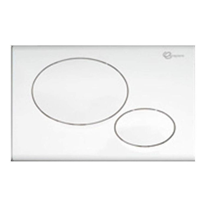 Placca di comando bianca diva cassetta scarico maxima dv020bb errepierre