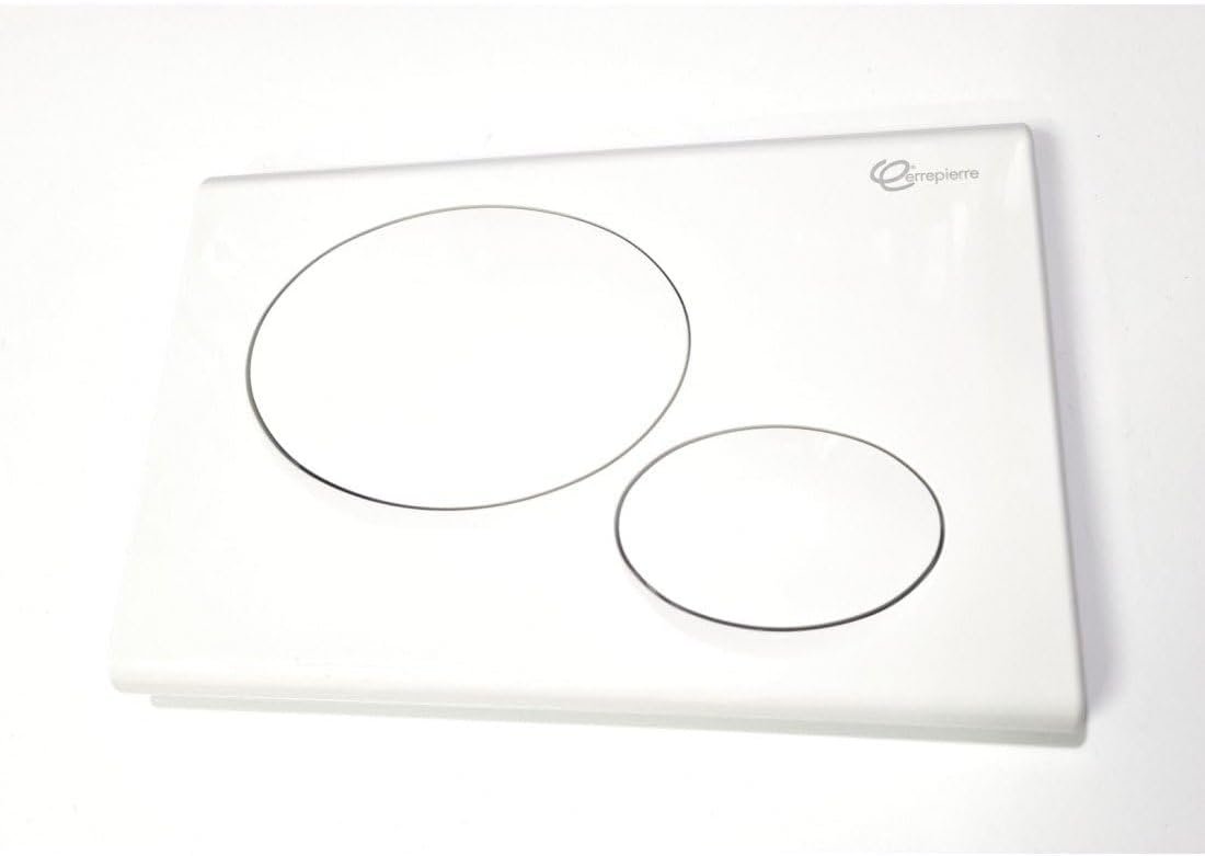 Placca di comando bianca diva cassetta scarico maxima dv020bb errepierre