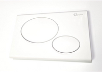 Placca di comando bianca diva cassetta scarico maxima dv020bb errepierre