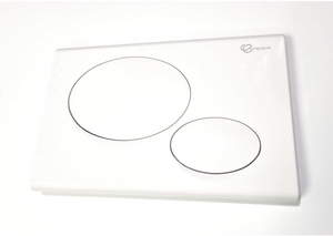 Placca di comando bianca diva cassetta scarico maxima dv020bb errepierre