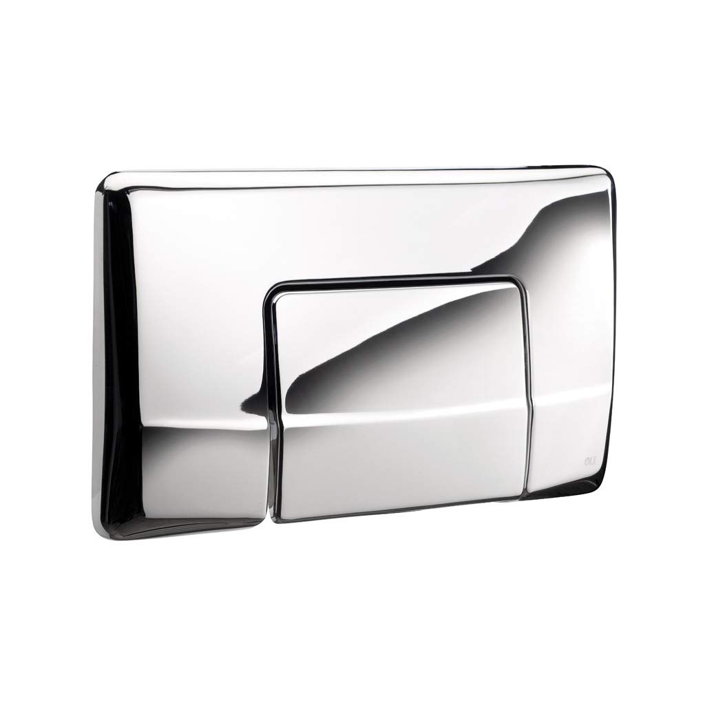 Placca di comando diamante cromata 1 pulsante 603004 Oli