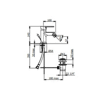 Miscelatore rubinetto monocomando bidet serie prius art 7920 Fromac