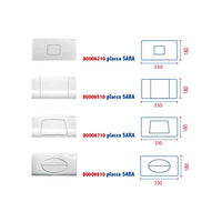 Nuova Placca cassetta sara slim cromata sostituisce 80006710 pucci 80179662