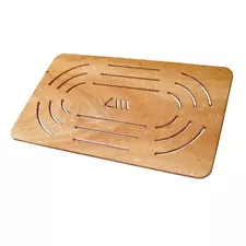 Pedana piatto doccia antiscivolo legno marino okumè 78 x 52 cm castel merlino