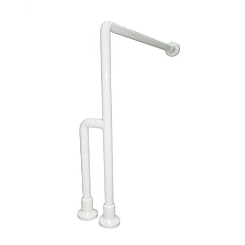 Barra sostegno maniglione a parete doccia disabili inox bianco nofer 15203.W