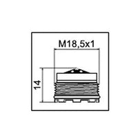 Aeratore filtro rompigetto Risparmio Acqua honeycomb pca M 18.5 43225590 Neoperl