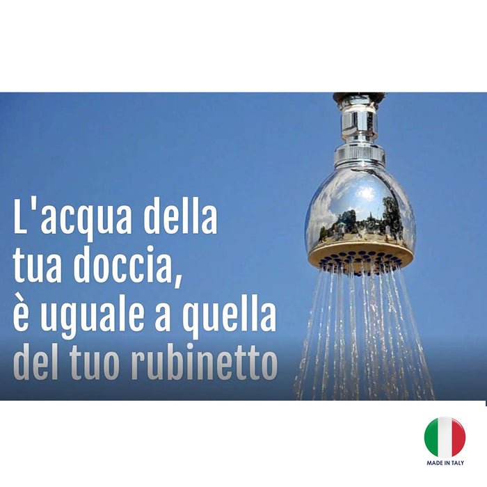 Multi filtro depuratore acqua per doccia e vasca anticalcare 2220-s aquasweet aquasan