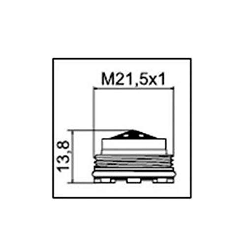 Aeratore filtro rompigetto Risparmio Acqua honeycomb pca M 21,5 42225590 Neoperl